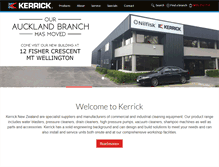 Tablet Screenshot of kerrick.co.nz