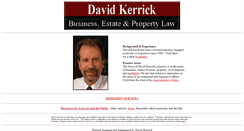 Desktop Screenshot of kerrick.com